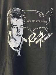 Concert Souvenir T-Shirt Randy Travis - Black L