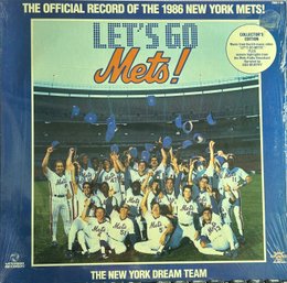 METS The Official Record Of The 1986 New York Mets Baseball Team THE DREAM TEAM Let's Go Mets Lp, Vinyl