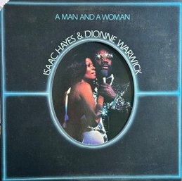 ISSAC HAYES & DIONNE WARWICK A MAN AND A WOMAN Lp, Record, Vinyl