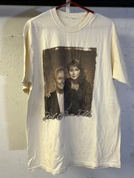 Concert Souvenir T-Shirt Mel And Pam Tillis - Beige L