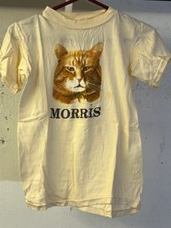 Morris The Cat T-Shirt - Beige - S