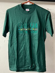 Souvenir T-Shirt Savannah Georgia - Green S