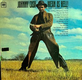 Johnny Cash Mean As Hell Lp, Record, Vinyl