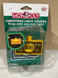 Monopoly Christmas Light Cover NIB