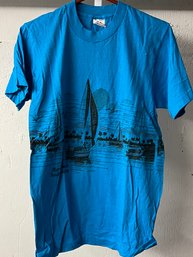 Souvenir T-Shirt Myrtle Beach South Carolina - Aqua M