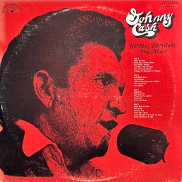 Johnny Cash THE MAN, THE WORLD, HIS MUSIC Lp, Record, Vinyl