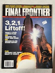 FINAL FRONTIER Magazine Nov/Dec 1991 - Space Science Astronomy Technology