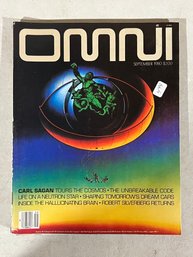 Omni September 1980 Vol 2 No 12 Carl Sagan Neutron Brain UFO Metaphysic Magazine