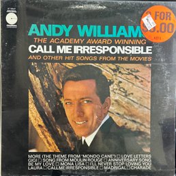 SEALED Andy Williams Call Me Irresponsible Lp, Record, Vinyl