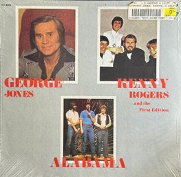 Sealed GEORGE JONES, KENNY ROGERS & THE FIRST EDITION, ALABAMA Lp, Record, Vinyl