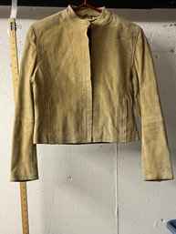 XOXO Mustard Suede And Leather Jacket S