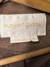 Margaret Godfrey Brown Leather Jacket NWT 6