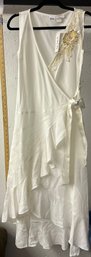 Together Long Ivory Sleeveless Gown NWT 4