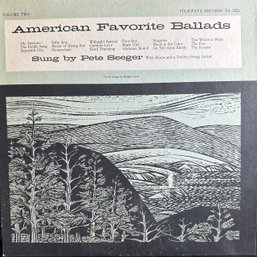 Pete Seeger American Favorite Ballads LP RECORDS