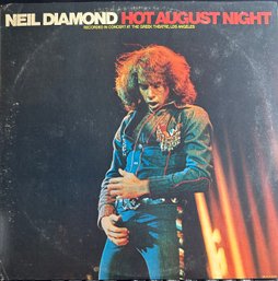 Neil Diamond Hot August Night Recorded In Concert Greek Theatre Los Angeles Gatefold 2 Vinyl MCA2-8000 RECORD