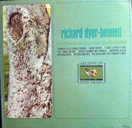 RICHARD DYER-BENNETT Folk LP RECORD