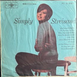 IMPORT SIMPLY STREISAND BARBARA LP RECORD