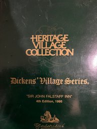 Dept 56 SIR JOHN FALSTAFF INN Charles Dickens Heritage Village Department W/ BOX