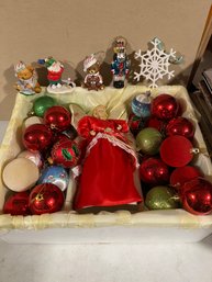 Large Assortment Of Tree Topper And Ornaments