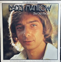 QUADRAPHONIC BARRY MANILOW THIS ONE'S FOR YOU LP RECORD