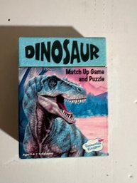 Dinosaur Match Up Game And Puzzle