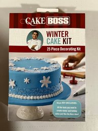 Cake Boss 25 Pc Winter / Holiday  Cake Decorating Kit