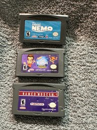 Game Boy Advance Games Lot Of 3 Disney Nemo, Namco Museum, Jimmy Neutron.
