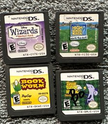3 Nintendo DS Games Wizards Of Waverly Place, Bookworm, Virtual Tutor Reading
