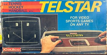 Coleco Telstar Video Game In Original Box. (untested)