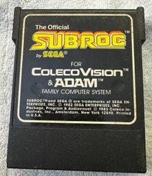 Subroc ColecoVision (atari, Activision, Sunrise)
