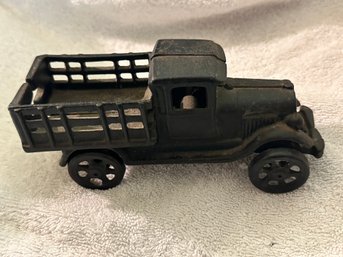 Vintage Cast Iron Model T-Ford Stake Bed Truck