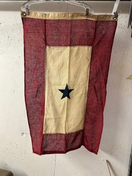 1917 WWI Flag Homefront Window Son In Service