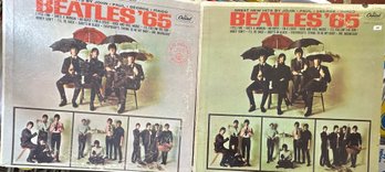 2 THE BEATLES '65 St 2228 Sleeve Only & T 2228 Record And Sleeve (only 1 Lp And 2 Jackets)