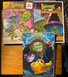 3 DVDs - Jim Hensen Doozers Pod Squad Boogie SpookyPalooza Dive Olly Dive Ship Shape Sub Childrens Movies
