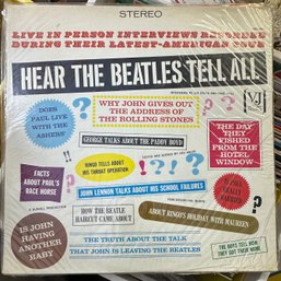 THE BEATLES Hear The Beatles Tell All! Live In Person Interviews Recorded During Their Latest-american Tour