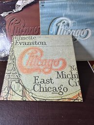 CHICAGO 3 RECORD LOT (4 RECORDS TOTAL!) Gatefolds II, X, XI