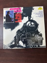 JOHNNY CASH STORY & THE TENNESSEE TWO, SONGS OF THE TRAINS AND RIVERS SUN 104   NM/NM
