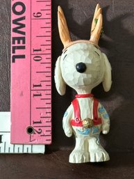 Jim Shore Snoopy Reindeer Outfit Peanuts Gang Collectible 6010327
