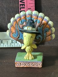 Snoopy Peanuts Gang Jim Shore Collectible Woodstock Little Pilgrim 4052723 Thanksgiving