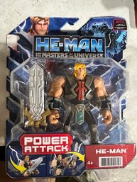 HE-MAN AND THE MASTERS OF THE UNIVERSE HE MAN POWER ATTACK FIGURE NETFLIX 2021