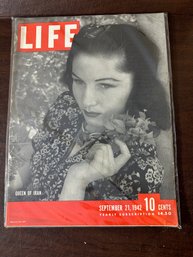 Time Life Magazine War Issue Sept. 21, 1942 Queen Of Iran