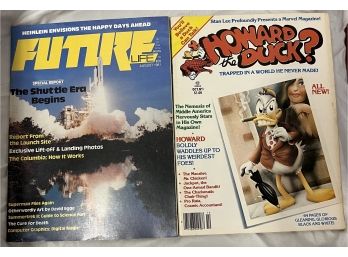2 Comic Book Set Future Life No.28 And Howard The Duck Volume 1 No.1