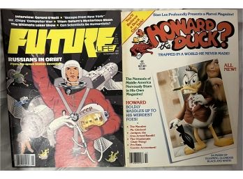 2 Comic Book Set Future Life No.30 And Howard The Duck Volume 1 No.1