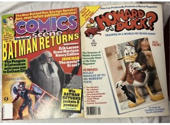 2 Comic Book Set COMICS Batman Returns Aug 1992 No.28 And Howard The Duck Volume 1 No.1