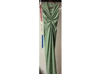 Long Green Sleeveless Dress M