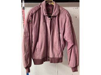 Cayenne Pink Leather Jacket M