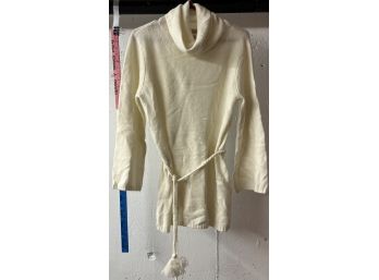 Talbots Ivory Cashmere Top NWT S