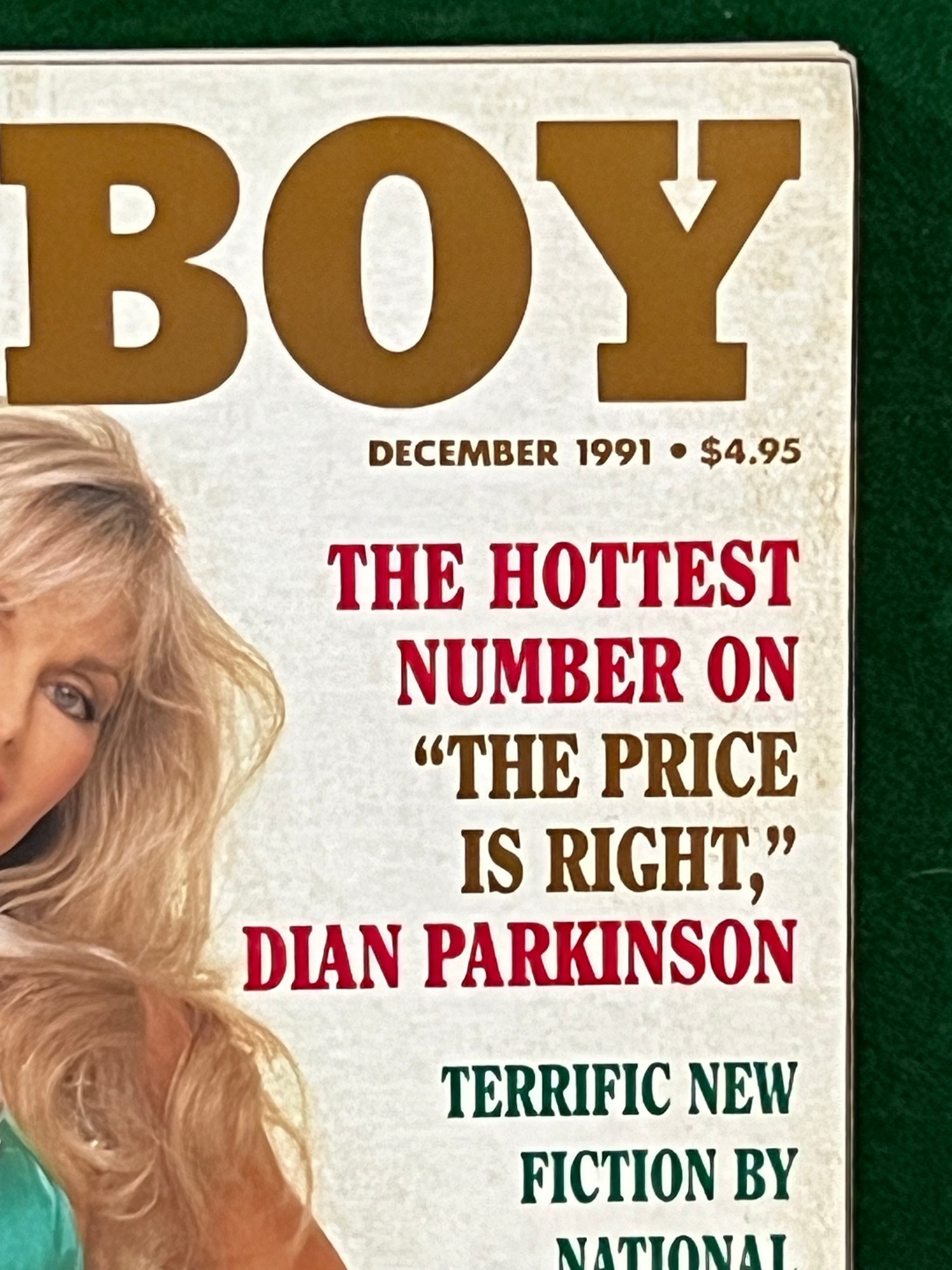 1991 December Playboy Magazine - DIAN PARKINSON Cover 