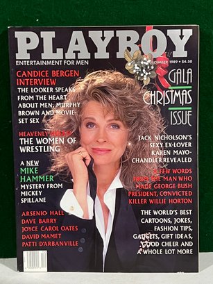 1989 December Playboy Magazine - Candice Bergman