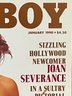 1990 January Playboy Magazine - Joan Severance / Peggy McIntaggart / Angela Cavagna
